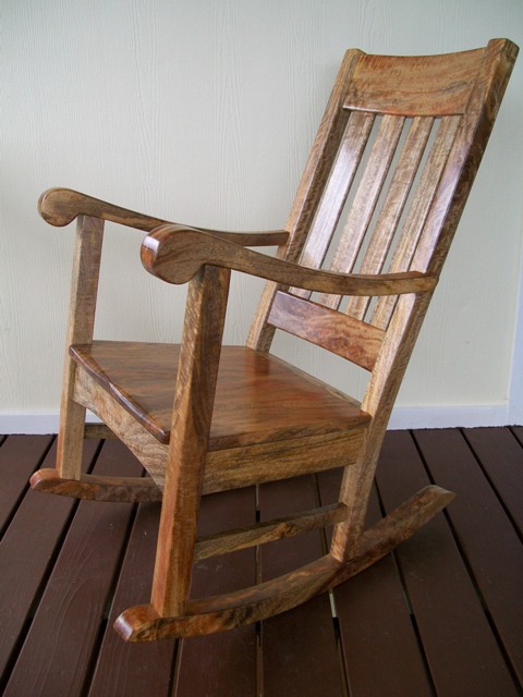 Handcrafted Mango Rocking Chair